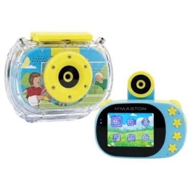 Imagem de Câmera Digital Infantil Subaquática com Capa Impermeável e Cartão SD -