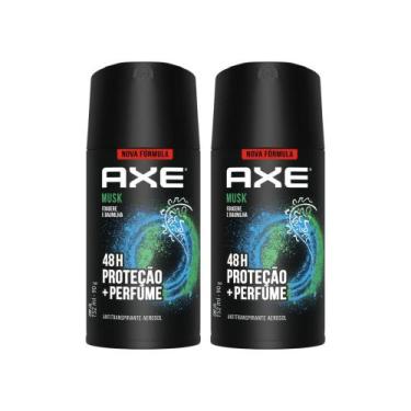 Imagem de Kit 2 Desodorante Antitranspirante Axe Musk Aerossol 152ml