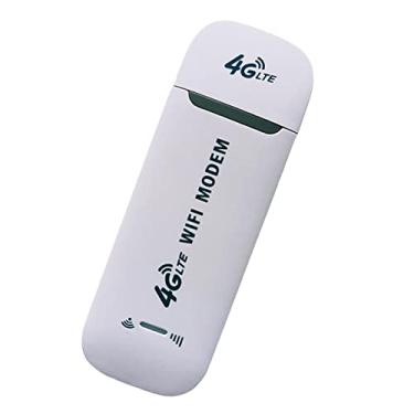 Imagem de 4G LTE USB de velocidade desbloqueado roteador portátil adaptador de universal para desktops de carro laptops PC, BRANCO