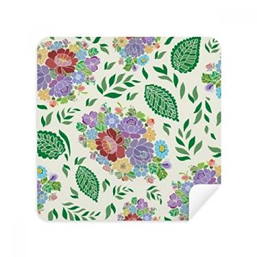 Imagem de Tecido de camurça com estampa de folhas de flores chinesas estilo japonês, 2 unidades