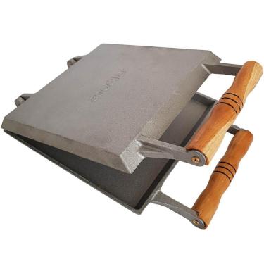 Imagem de Chapa De Lanche Prensa Chapa De Aluminio Bauru ou Torrada