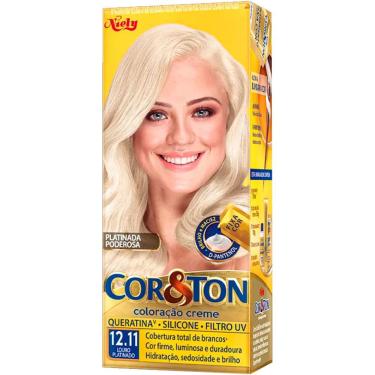 Imagem de Tintura Creme Cor & Ton Louro Platinado 12.11