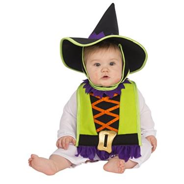Imagem de Rubie's Babador de bebê de bruxa, multicolorido, 12 meses