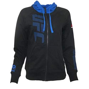 Imagem de Reebok UFC Women's Black UFAN Full-Zip Hoodie AJ4470 (X-Small)