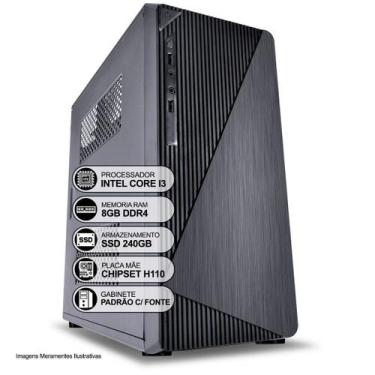 Imagem de Computador Desktop, Intel Core I3-7100 3.90 Ghz, 8Gb Ram Ddr4, Ssd 240