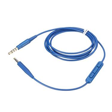 Imagem de Cabo de áudio de substituição compatível com Bose On-Ear 2 OE2 OE2i QC25 QC35 Soundlink SoundTrue Headphone Audio Cord (volume azul)
