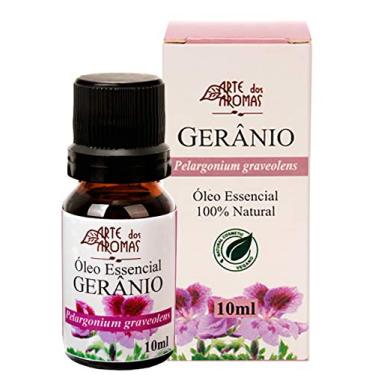 Imagem de Gerânio Óleo Essencial Natural e Vegano 10ml, Arte dos Aromas