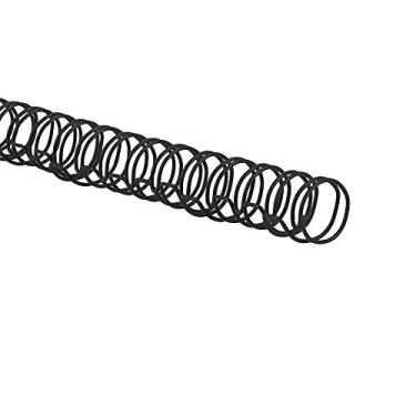 Imagem de GBC Binding Spines / Espirais / Bobinas, 1,27 cm de diâmetro, capacidade para 115 folhas, 3:1 passo, WireBind, preto, pacote com 100 (9775028)