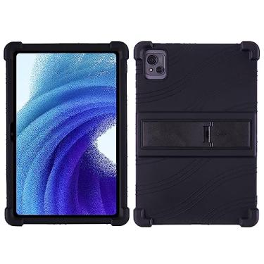Imagem de QYiiD Capa para tablet Oscal Pad 13 de 10,1 polegadas, capa protetora de silicone leve para crianças para Oscal Pad 13, preta