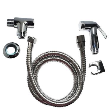 Imagem de Desviador Com Mangueira E Duchinha Manual Para Ducha E Chuveiro Cardal Cromado - 230093...