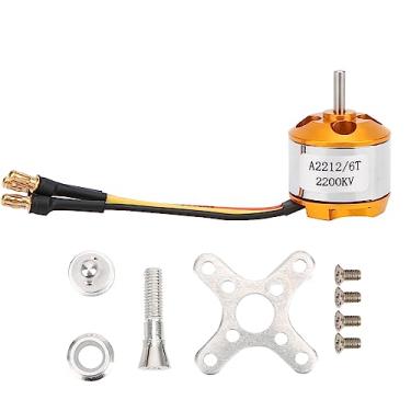 Imagem de Sluffs RC Motor, Outrunner Brushless Motor, Professional A2212 Outrunner Brushless Motor High Power Motor Parts For RC Quadcopter RC Aircraft Plane Multicopter Drone Helicóptero(2200kv)