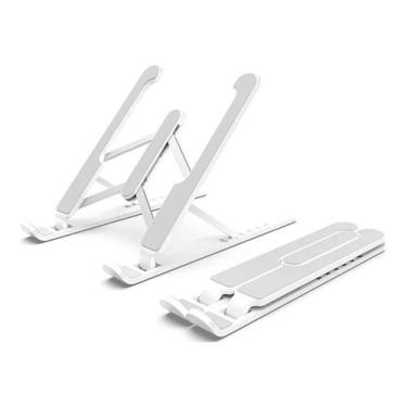 Imagem de Suporte Apoio De Notebook Laptop Compacto Articulado Branco - Liba