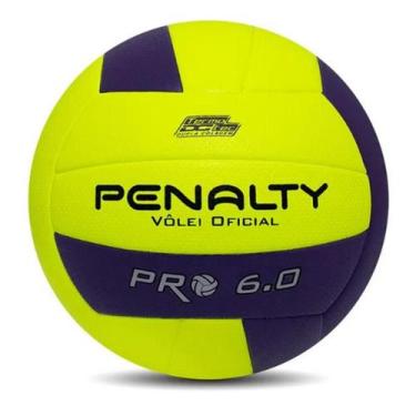 Imagem de Bola De Vôlei 6.0 Pro X Penalty, Amarelo e Roxo