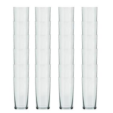 Imagem de Jogo De 24 Copos De Vidro Cylinder Long Drink 350ml Nadir - Nadir Figu