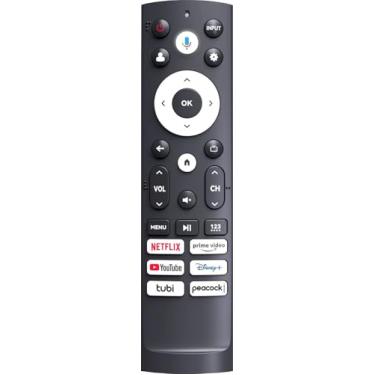 Imagem de Controle remoto de substituição para Hisense TV, para controle remoto Hisense Google Series com comando de voz