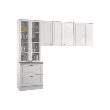 Imagem de Kit de Cozinha Modulada 3 Peças Americana (2 Armários + 1 Paneleiro) C