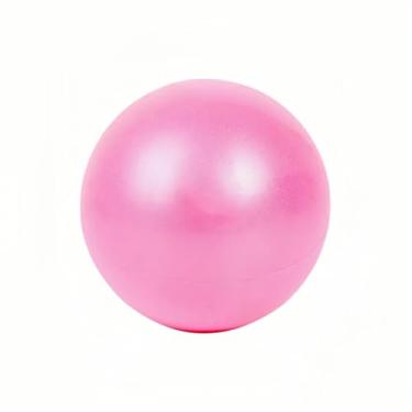 Imagem de MBKHFLL Pequena bola de Pilates de 22,5 cm, pequena bola de exercício, mini bolas de ioga para academia, ioga, treinamento básico, fitness, treino, estabilidade, melhora o equilíbrio (rosa - 1 peça)