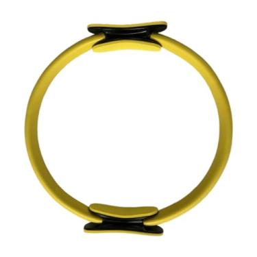Imagem de Generic Anel de Pilates para Exercícios de Resistência, Aparelho para Fitness com Alças para Musculação e Treinamento do Core em Casa, Amarelo