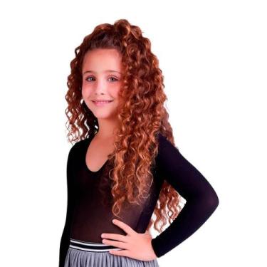 Imagem de Segunda Pele Manga Longa Lobinha Lupo 00860-001 Infantil, Preto, G