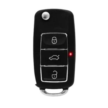 Imagem de Chave Canivete Completa Com Lâmina Controle P/Alarme Automotivo Linha VW Gol Fox Polo Voyage Golf Bora Santana Jetta Passat Saveiro Amarok