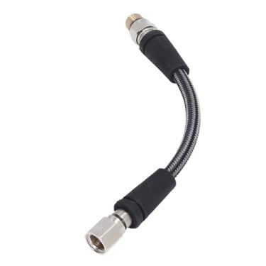 Imagem de TOPINCN Mangueira de Alta Pressão para Regulador de Mergulho, Mangueira de Mergulho Segura Feita de Tecido de Fibra de Carbono Com Rosca 7/16-20UNF, para Recreativo, (15cm)