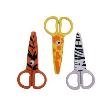 Imagem de Tesoura Escolar Sem Lâmina Pet Zoo - Brw