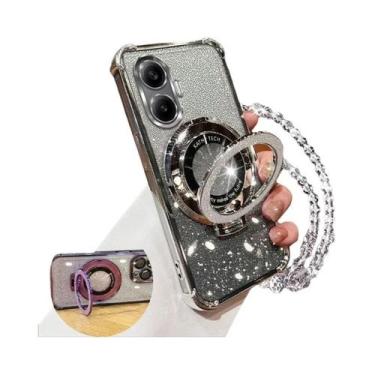 Imagem de Capa De Telefone Airbag Rosa Brilhante Para Xiaomi POCO F7 M7 F7 pro U