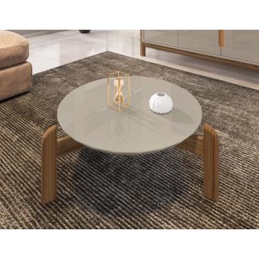 Imagem de Mesa Centro Lizz Redonda Off White - Casa D