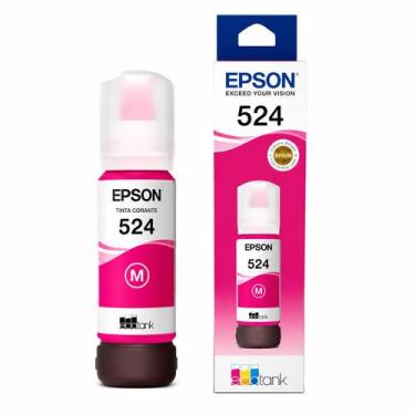 Imagem de Epson T524 Magenta 70 ml Original EcoTank L15150 L15160