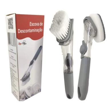 Imagem de Top Chef Escova de Limpeza Esponja Lava Louça com Porta Detergente