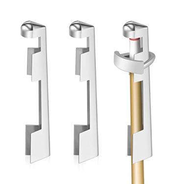 Imagem de Funrous Kit de reparo de ponta de taco de bilhar com 3 peças de braçadeira de ponta de taco de sinuca de aço inoxidável para acessórios de ponta de taco de bilhar