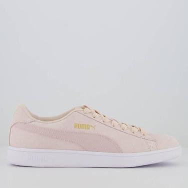 Imagem de Tênis Puma Smash v2 BDP Feminino, Rosa claro, 38