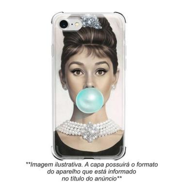 Imagem de Capinha Capa para celular Xiaomi Mi 8 Lite (6.26") - Audrey Hepburn AH