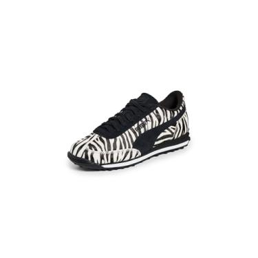 Imagem de PUMA Tênis feminino Easy Rider, Branco quente/preto, 36