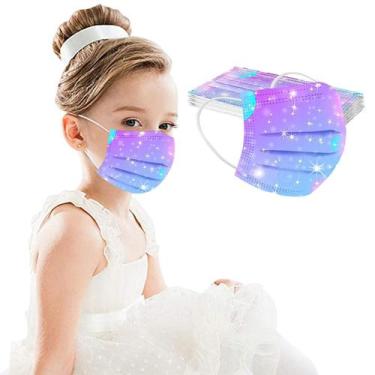 Imagem de Máscara infantil infantil Máscara facial descartável Industrial 3ply E