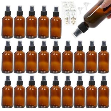 Imagem de Frascos de spray de vidro STARSIDE 120mL (pacote de 24) com pulverizad