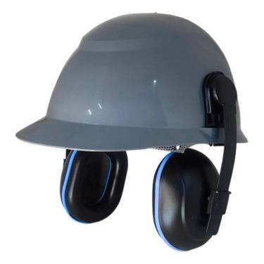 Imagem de Capacete De Segurança + Abafador De Ruidos Concha + Jug Cinz