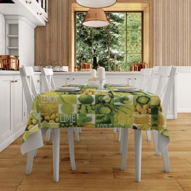 Imagem de Toalha de Mesa Plástica Térmica Impermeável PVC Estampada 4,00x1,40m C