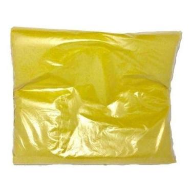 Imagem de Saco De Lixo 40 Litros Colorido Amarelo Comum Com 100 Unid - PREMIUM