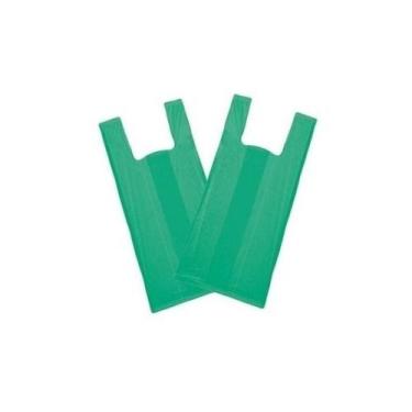 Imagem de Sacola Reciclada Verde 70 Cm X 90 Cm Pacote Com 5kg 150 Und - Higipack