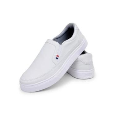 Imagem de Sapatenis Mocassim Slip On Masculino Social Exporte Fino Couro Eco Confort-Masculino