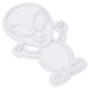 Imagem de YWBL-WH Luz Neon Alienígena LED, Lâmpada Noturna Alimentada por USB, Perfeita para Decoração de Casa e Festas