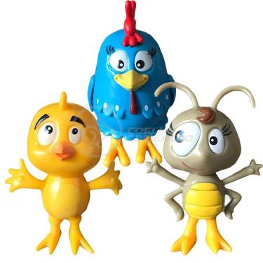 Imagem de Cartela 4 Bonecos Infantil Galinha Pintadinha E Sua Turma