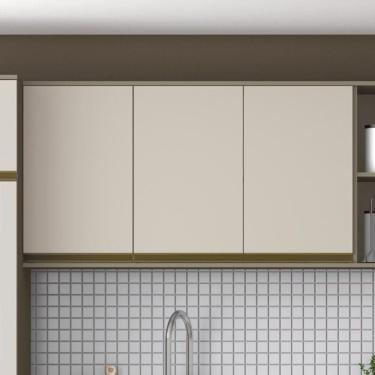 Imagem de Armario Aereo de Cozinha 120 Cm 3 Portas Connect Henn