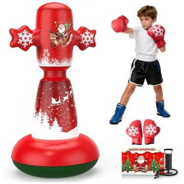 Imagem de BaiYuan Bolsa de Pancadas Inflável 147 cm para Crianças - Treino de Karatê, Taekwondo c...