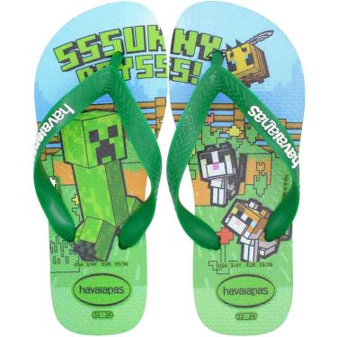 Imagem de Chinelo De Dedo Havaianas Kids Minecraft Menino