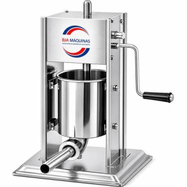 Imagem de Ensacadeira Bja 5 Litros Aço Inox Canhão Linguiça Vertical