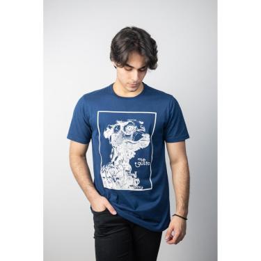 Imagem de Camiseta Me Gusta Cachorro Robo  Masculina-Masculino