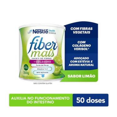 Imagem de Regulador Intestinal Fibermais Colágeno Mix Fibras Limão 300G - Nestlé