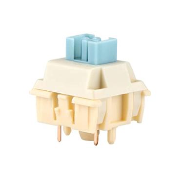 Imagem de EPOMAKER Budgerigar — Conjunto de 35 interruptores mecânicos táteis de 47 gf, interruptor lubrificante de fábrica com força inicial 55 gf com haste POM, mola dupla, invólucro de nylon para teclado DIY para jogos